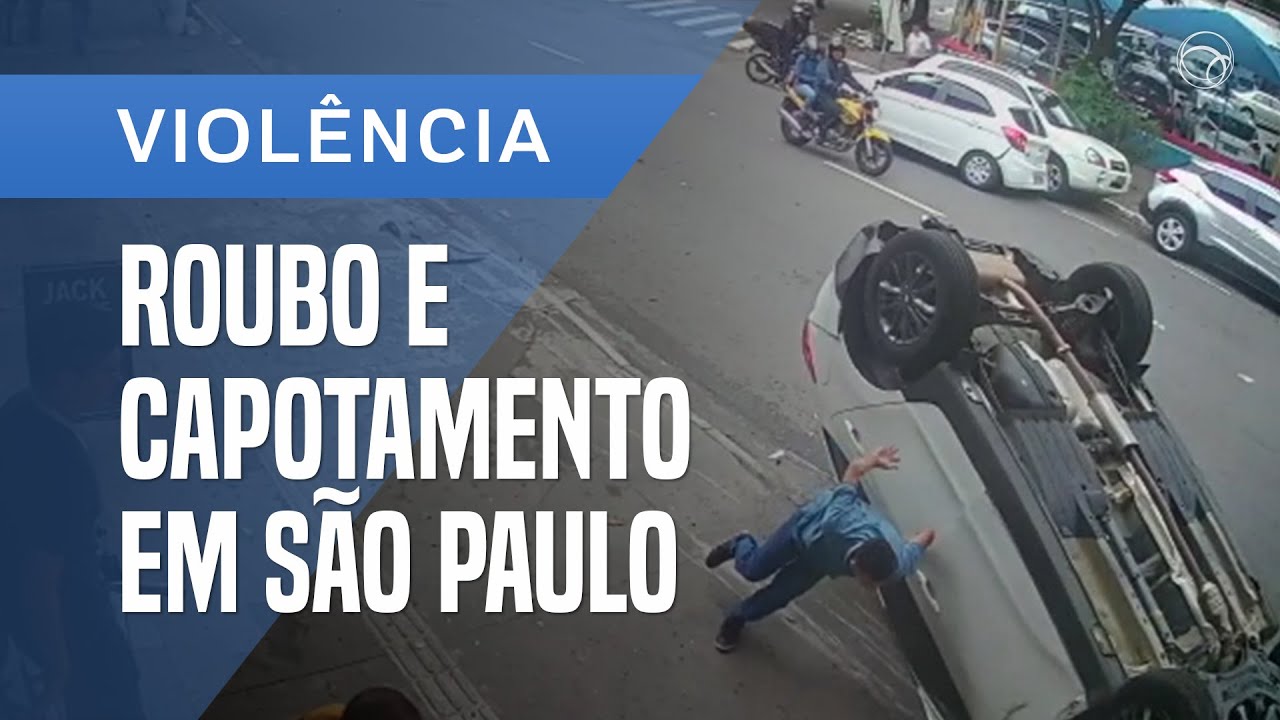 Vídeo Incrível – Assalto Perseguição e acidente em pinheiros São Paulo